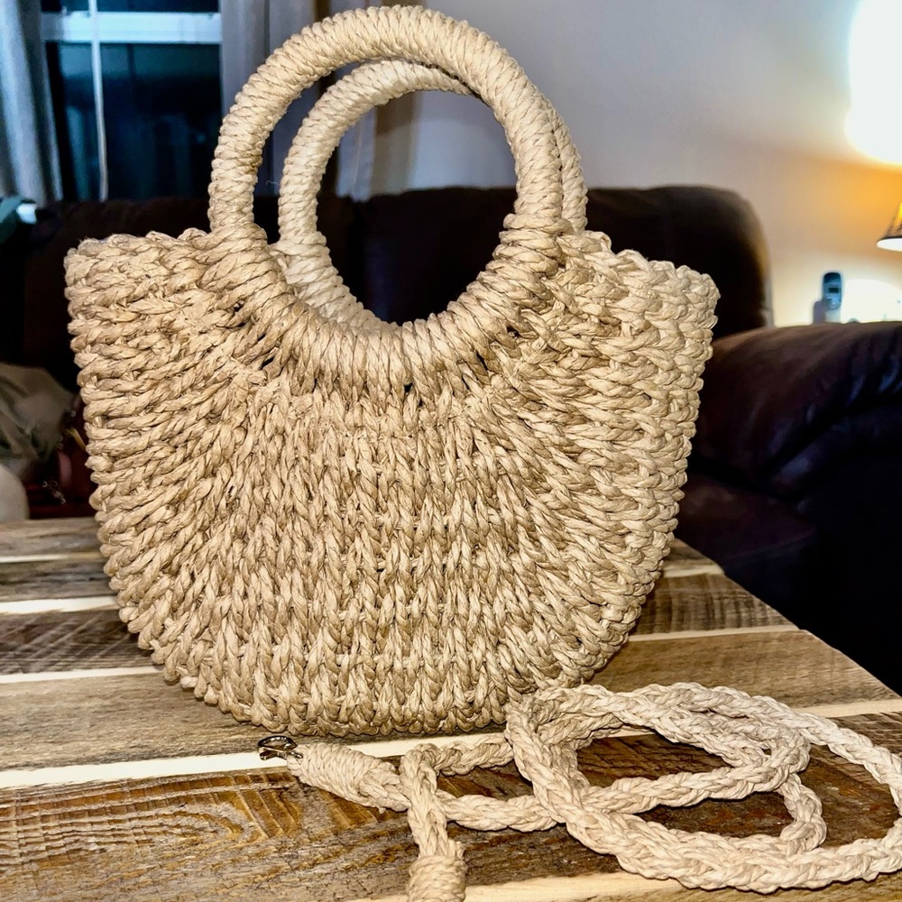 Tan Woven Bag